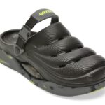 Papuci GRYXX negri, 2707M, din pvc
