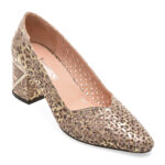Pantofi Dama eleganti IMAGE gri, 603318, din piele naturala