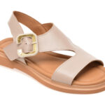 Sandale Femei GOLD DEER gri, 22081, din piele naturala
