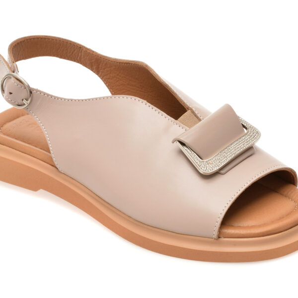 Sandale Femei GOLD DEER gri, 22077, din piele naturala