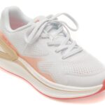 Incaltaminte Dama sport SKECHERS albi, GO RUN CONSISTENT PRO, din material textil