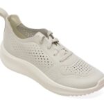 Incaltaminte Dama sport CLARKS gri, SOLEVANA TIE, din material textil