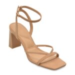 Sandale elegante ALDO bej, STELLARE 271, din nabuc