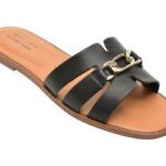 Slapi Femei CALL IT SPRING negre, SERINNA 001, din piele ecologica