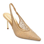 Pantofi Dama eleganti ALDO aurii, MERA 710, din material textil