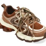 Incaltaminte Dama sport GRYXX maro, 6130, din material textil