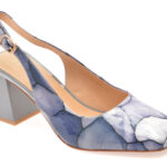 Pantofi Dama eleganti EPICA albastri, 5KL632, din piele naturala lacuita