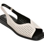 Sandale FLAVIA PASSINI albe, JH66, din piele naturala