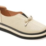 Pantofi IMAGE bej, 5503702, din piele naturala