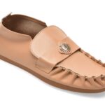 Mocasini GRYXX bej, 3642611, din piele naturala