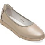 Balerini PASS COLLECTION gri, W160047, din piele naturala