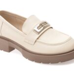 Mocasini GRYXX bej, 8987, din piele naturala