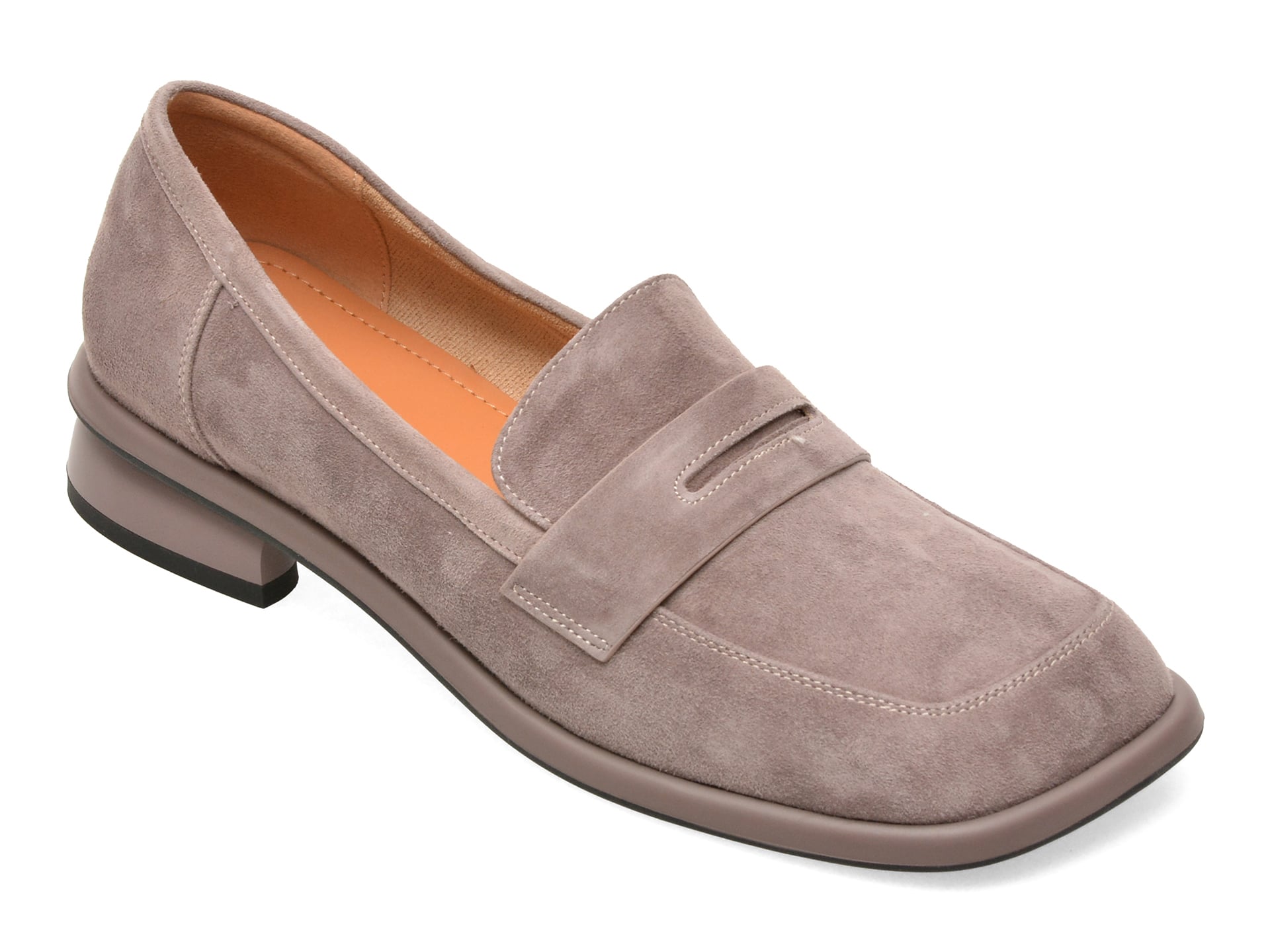 7af61bbd6d3b1252f82ef0ea7ea0639e7010afaff5ca234d8579f7311161b09f Mocasini GRYXX gri, A599, din piele intoarsa - imagine 1