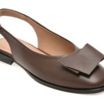 Pantofi Dama eleganti GOLD DEER maro, 420923, din piele naturala