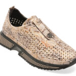 Pantofi IMAGE gri, 251YZ77, din piele naturala