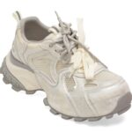 Incaltaminte Dama sport GRYXX albi, 5G873, din material textil