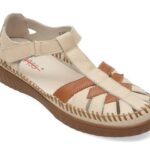 Pantofi PASS COLLECTION albi, KL60027, din piele naturala