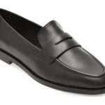 Mocasini ALDO negri, ADALADAR 001, din piele naturala