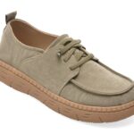 Mocasini FLAVIA PASSINI verzi, A6030, din material textil