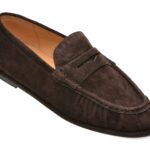 Mocasini EPICA maro, 5C285, din piele intoarsa