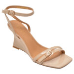 Sandale Femei elegante EPICA nude, 4H1130, din piele naturala lacuita