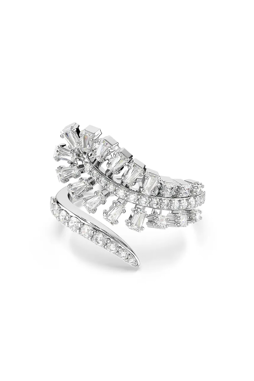 AW26-AKDZ7N-SLV_F1 Swarovski inel pentru femei din metal cu zirconiu cubic VIENNA - imagine 1