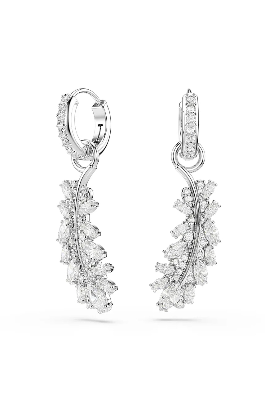 AW26-AKDZ7S-SLV_F1 Swarovski cercei pentru femei din metal cu zirconiu cubic VIENNA - imagine 1