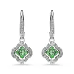 Swarovski cercei pentru femei din metal cu zirconiu cubic UNA