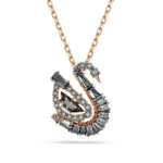 Swarovski lanti?or cu pandantiv pentru femei placat cu aur zirconiu cubic