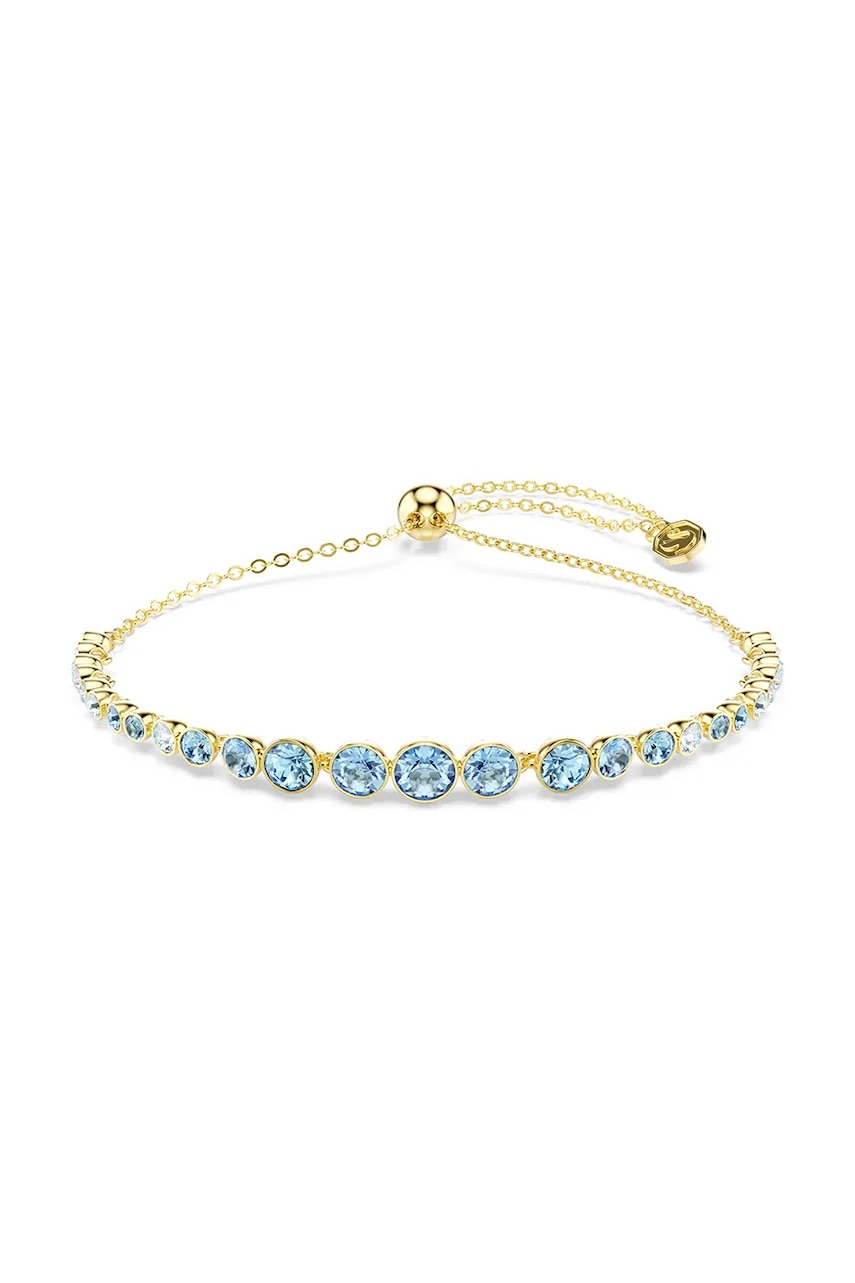 AW26-AKDZC0-55A_F1 Swarovski bratara pentru femei placata cu aur IMBER - imagine 1