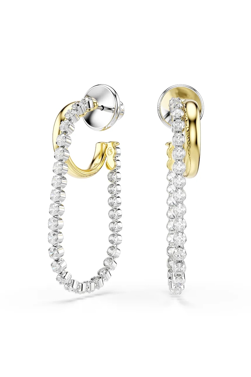 AW26-AKDZCL-SLV_F1 Swarovski cercei pentru femei zirconiu cubic HYPERBOLA - imagine 1