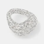 Tom Wood inel de argint Maze Ring