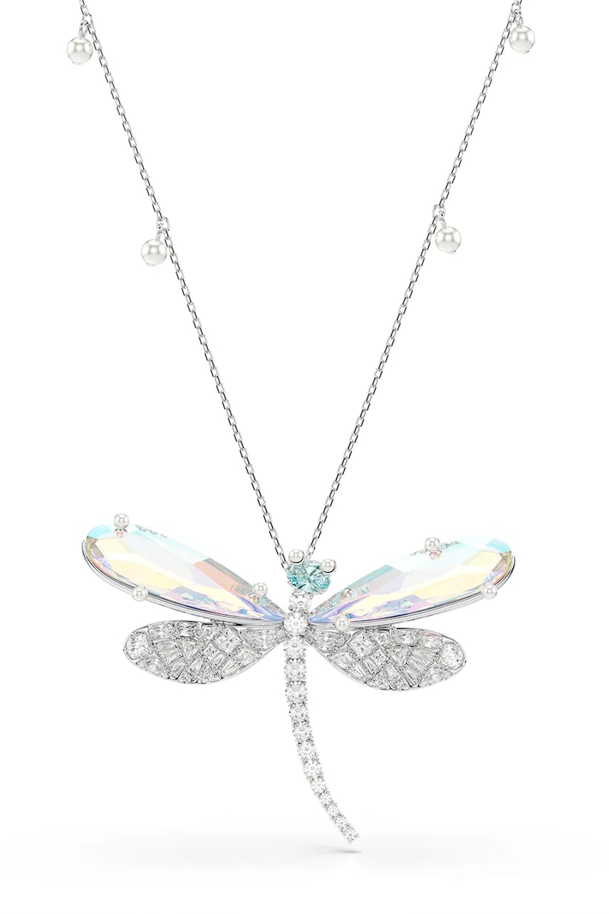 SS26-AKD0I5-SLV_F1 Swarovski colier pandantiv pentru femei metal cristal Ariana Grande x Swarovski - imagine 1