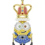 Swarovski colier cu pandantiv pentru femei placat cu aur cu cristal Swarovski MINIONS
