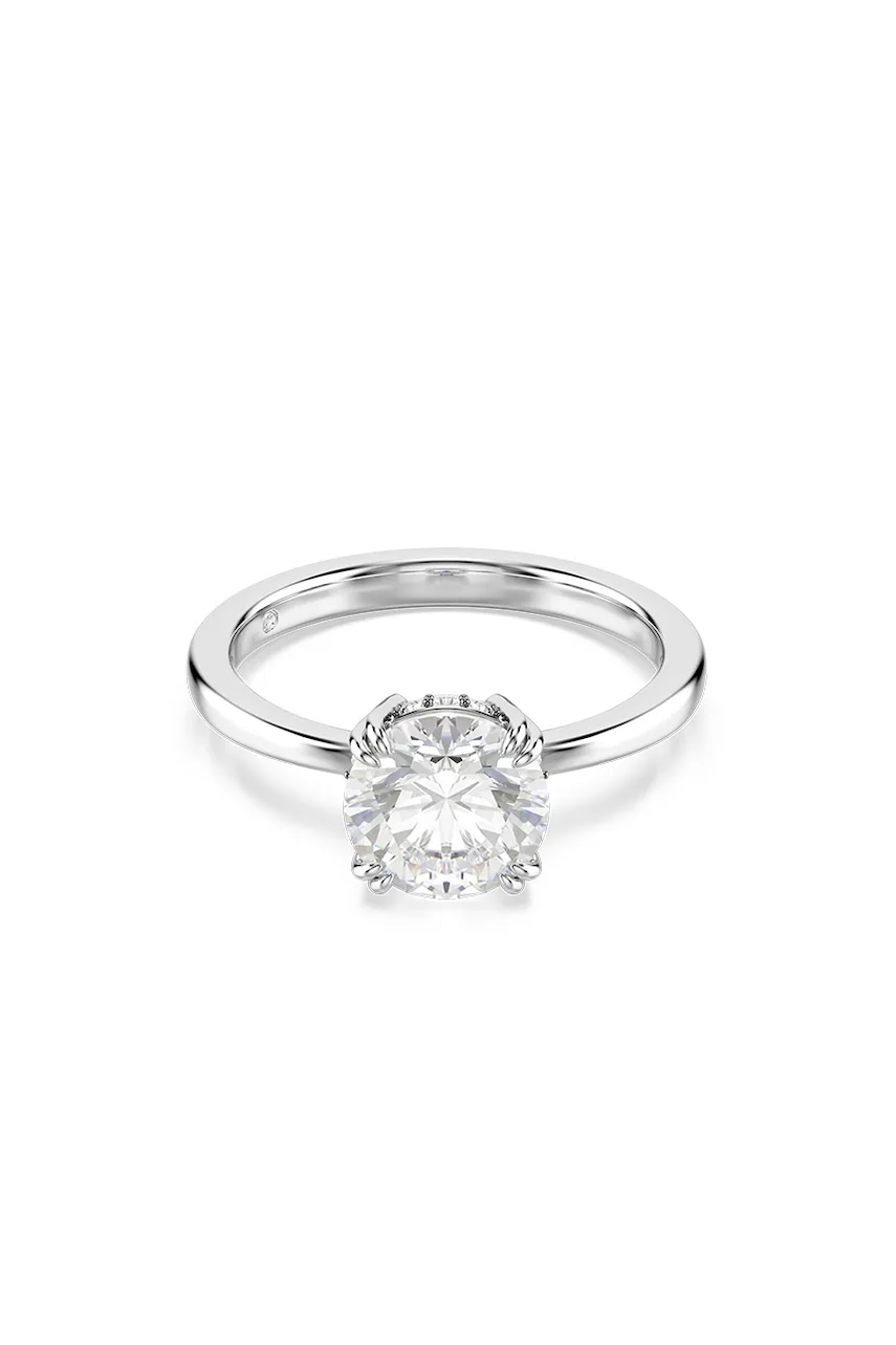 SS26-AKD0O4-SLV_F1 Swarovski inel STILLA - imagine 1