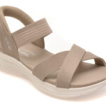 Sandale SKECHERS gri, ULTRA FLEX 3.0, din material textil