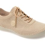 Pantofi RIEKER bej, 52546, din piele ecologica