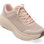 Incaltaminte Dama sport SKECHERS nude, MAX CUSHIONING ENDEAVOUR, din material textil