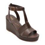 Sandale CLARKS maro, SABINA HOPE, din piele naturala