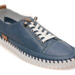Pantofi GRYXX albastri, EV2898, din piele naturala