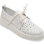 Pantofi GRYXX albi, 5092304, din piele naturala