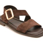 Sandale GRYXX maro, 5001690, din piele intoarsa
