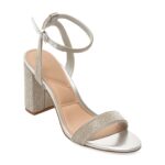 Sandale elegante ALDO argintii, RHIANNON 040, din piele ecologica