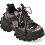 Incaltaminte Dama sport GRYXX negri, Q2576, din material textil