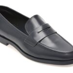 Mocasini eleganti ALDO bleumarin, ADALADAR 410, din piele naturala