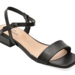 Sandale Femei FLAVIA PASSINI negre, X9015, din piele naturala