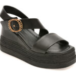 Sandale GRYXX negre, 1766347, din piele naturala