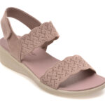 Sandale SKECHERS mov, ARYA, din material textil