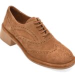 Pantofi IMAGE maro, 3772609, din piele intoarsa