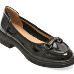 Pantofi PASS COLLECTION negri, DL60012, din piele naturala lacuita